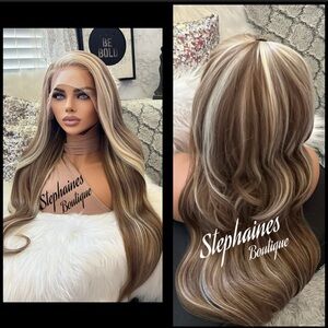 Human Hair Blended Lace Front Wig